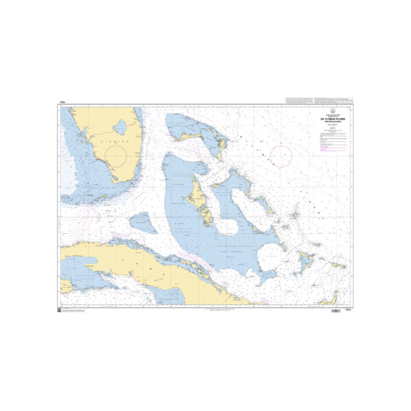Shom C - 7473 - De Florida à Cuba - Bahamas Islands | Librairie Maritime Nautic Way
