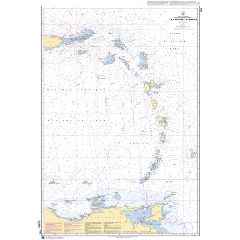 Shom C - 7475 - De Puerto Rico à Trinidad | Librairie Maritime Nautic Way