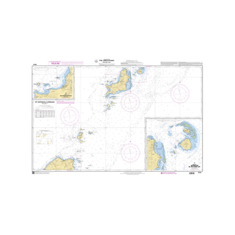 Shom C - 7610 - The Grenadines - Groupe Sud (Fac-similé de la carte GB 795) | Librairie Maritime Nautic Way