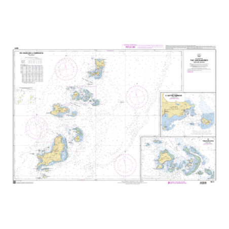 Shom C - 7611 - The Grenadines - Groupe Milieu (Fac-similé de la carte GB 794) | Librairie Maritime Nautic Way