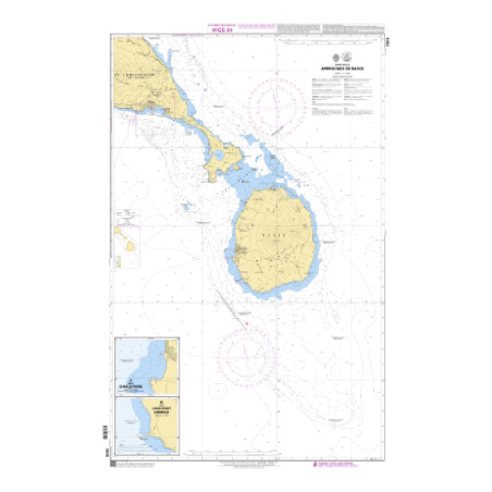 Shom C - 7619 - Approches de Nevis (Fac-similé de la carte GB 489) | Librairie Maritime Nautic Way