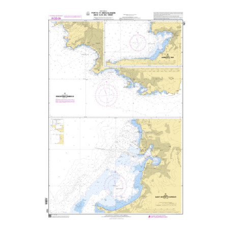 Shom C - 7621 - Ports et mouillages aux Iles du Vent (Fac-similé de la carte GB 799) | Librairie Maritime Nautic Way