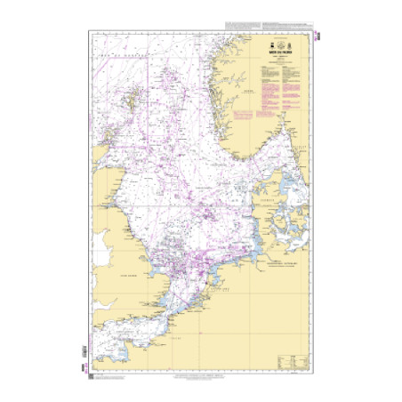 Shom C - 6608 - INT 140 - (fac-similé de la carte NO 301) - Mer du Nord | Librairie Maritime Nautic Way