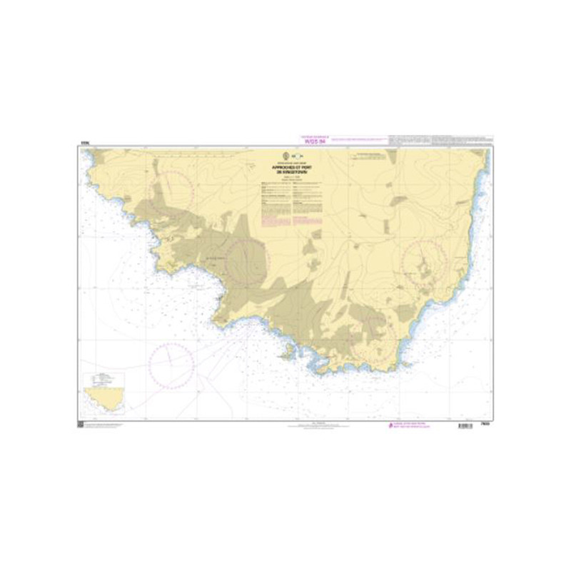 Shom C - 7633 - Approches et Port de Kingstown (Fac-similé de la carte GB 799) | Librairie Maritime Nautic Way