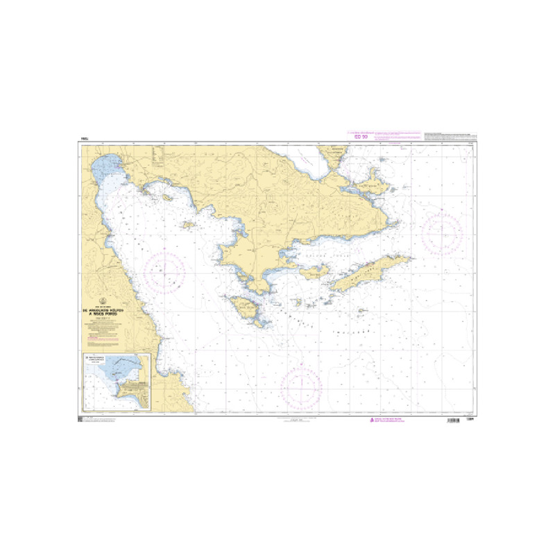 Shom C - 7284 - De Argolikós Kólpos à Níos Póros | Librairie Maritime Nautic Way