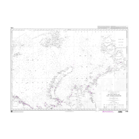 Shom C - 5796 - Du Cap Nord au Cap Tchéliouskine | Librairie Maritime Nautic Way