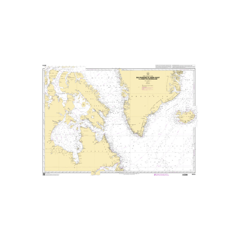 Shom C - 6015 - Des passages du Nord-Ouest à la Mer du Groenland | Librairie Maritime Nautic Way