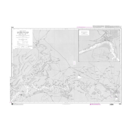 Shom C - 5752 - Rivière Saloum - De Foundiougne à Kaolack - Rivières Sine et Silif | Librairie Maritime Nautic Way