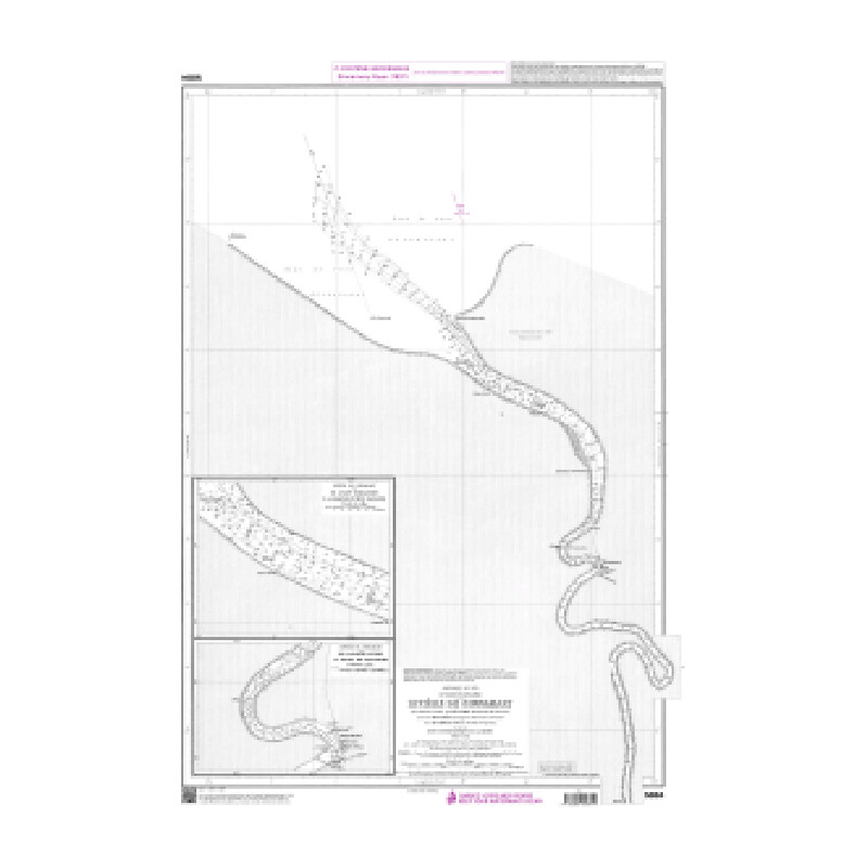 Shom C - 5884 - Rivière de Sinnamary | Librairie Maritime Nautic Way