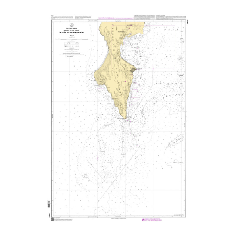 Shom C - 5915 - Accès de Nouadhibou | Librairie Maritime Nautic Way