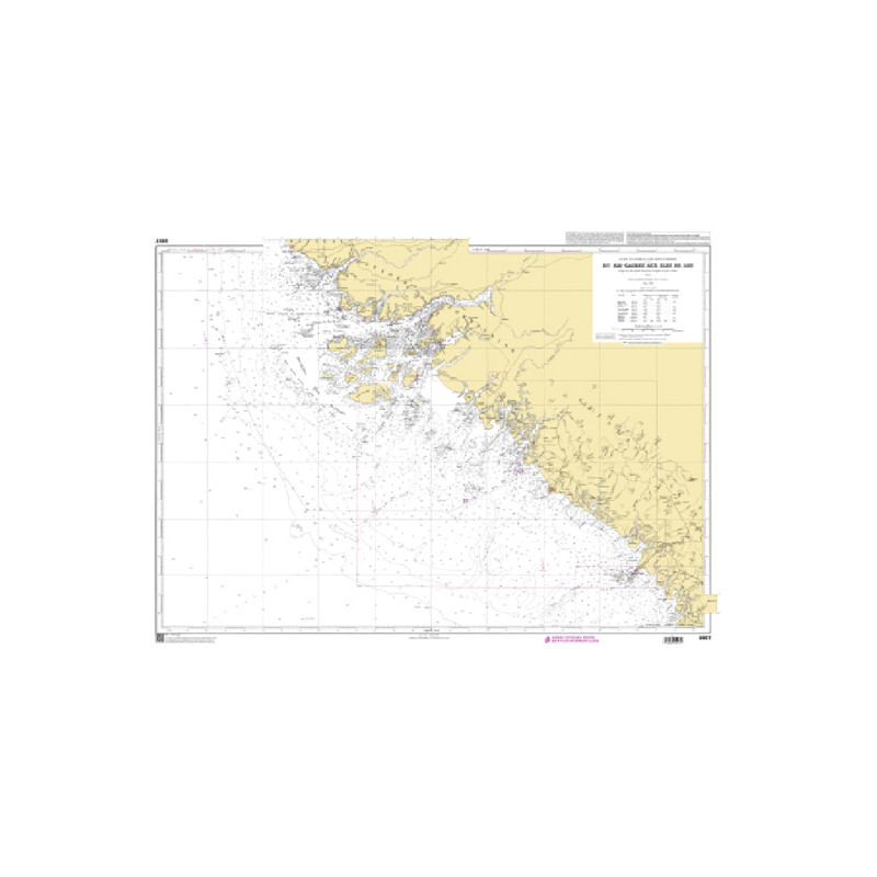 Shom C - 5957 - Du rio Cacheu aux îles de Los | Librairie Maritime Nautic Way