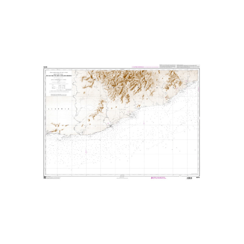 Shom C - 6075 - Du Cap des Palmes à Grand-Béréby | Librairie Maritime Nautic Way