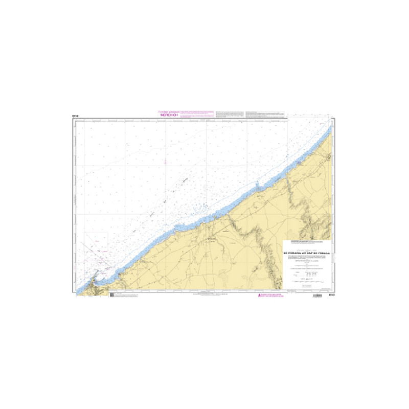 Shom C - 6143 - De Temara au Cap de Fédala | Librairie Maritime Nautic Way