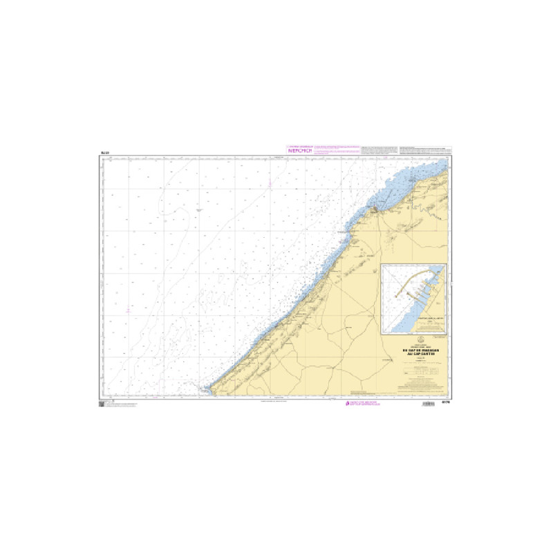 Shom C - 6170 - Du Cap de Mazagan au Cap Cantin | Librairie Maritime Nautic Way