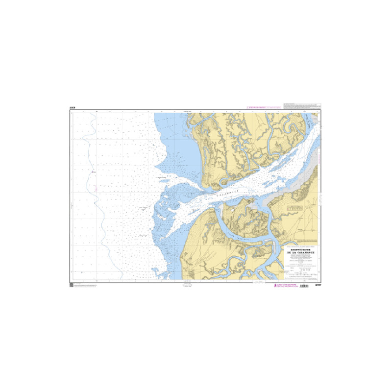 Shom C - 6297 - Embouchure de la Casamance | Librairie Maritime Nautic Way