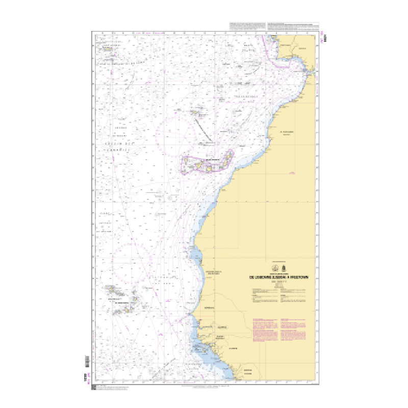 Shom C - 6624 - INT 104 - De Lisbonne (Lisboa) à Freetown | Librairie Maritime Nautic Way