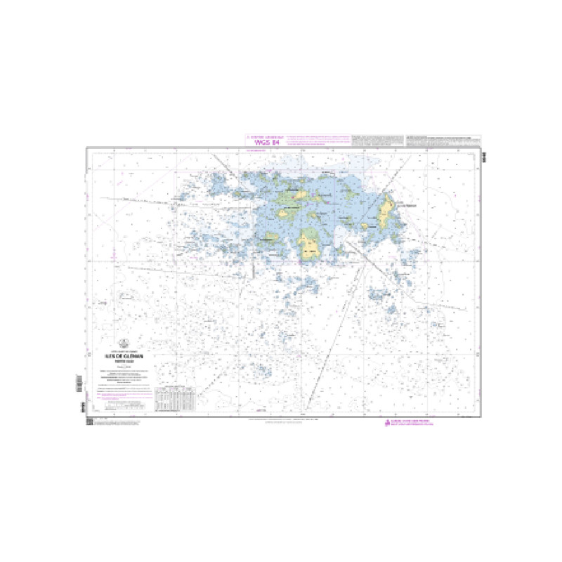 Shom C - 6648 - Iles de Glénan - Partie Sud | Librairie Maritime Nautic Way