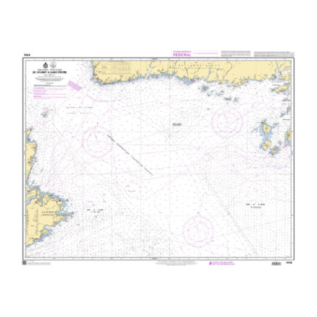 Shom C - 6726 - (fac-similé de la carte CA 4015) - De Sydney à Saint-Pierre | Librairie Maritime Nautic Way