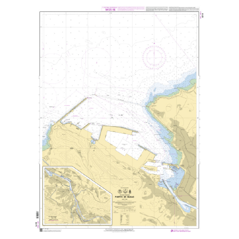 Shom C - 6774 - INT 1851 - (fac-similé de la carte ES 3941) - Puerto de Bilbao | Librairie Maritime Nautic Way