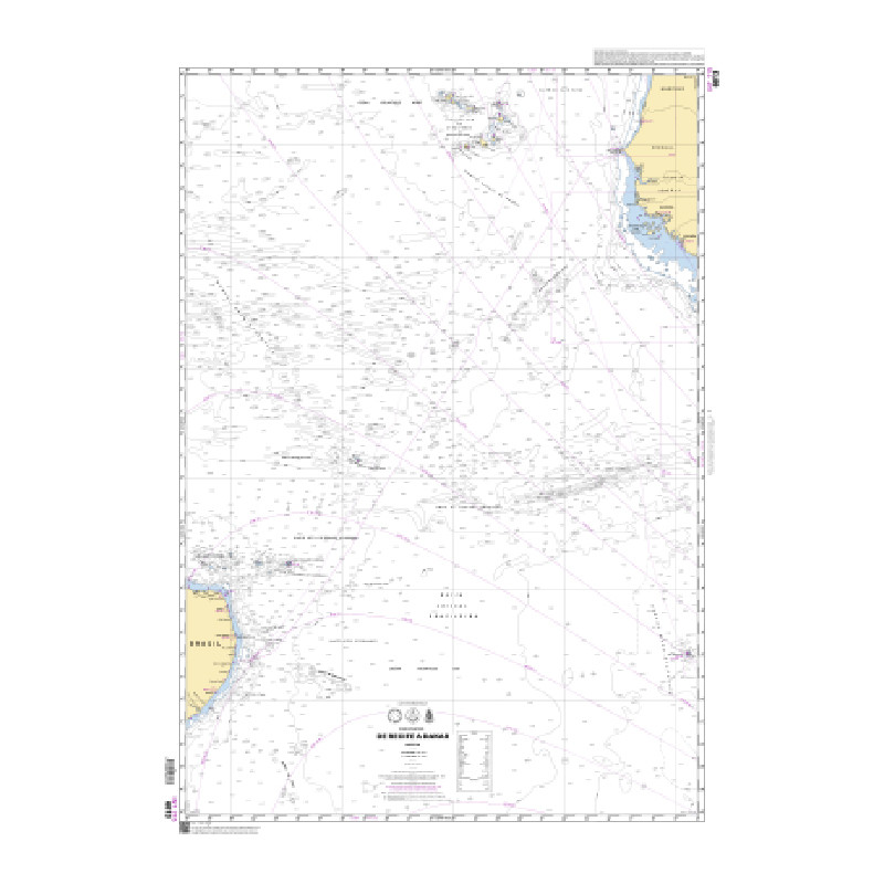 Shom C - 6813 - INT 215 - (fac-similé de la carte BR 19400) - De Récife à Dakar | Librairie Maritime Nautic Way