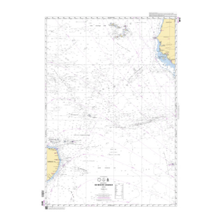 Shom C - 6813 - INT 215 - (fac-similé de la carte BR 19400) - De Récife à Dakar | Librairie Maritime Nautic Way