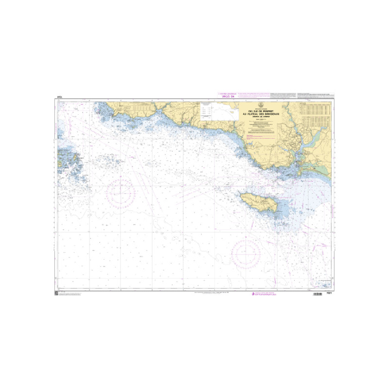 Shom C - 7031 - De l'île de Penfret au Plateau des Birvideaux - Abords de Lorient | Librairie Maritime Nautic Way