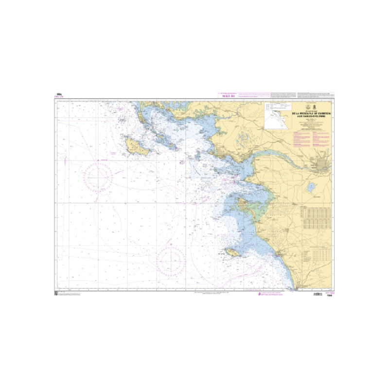 Shom C - 7068 - INT 1802 - De la presqu'île de Quiberon aux Sables-d'Olonne | Librairie Maritime Nautic Way