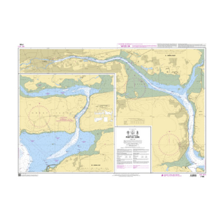 Shom C - 7105 - INT 1671 - (fac-similé de la carte GB 1773) - Port de Cork | Librairie Maritime Nautic Way