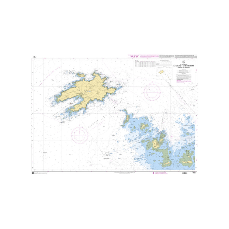 Shom C - 7123 - Ile Molène - Ile d'Ouessant - Passage du Fromveur | Librairie Maritime Nautic Way