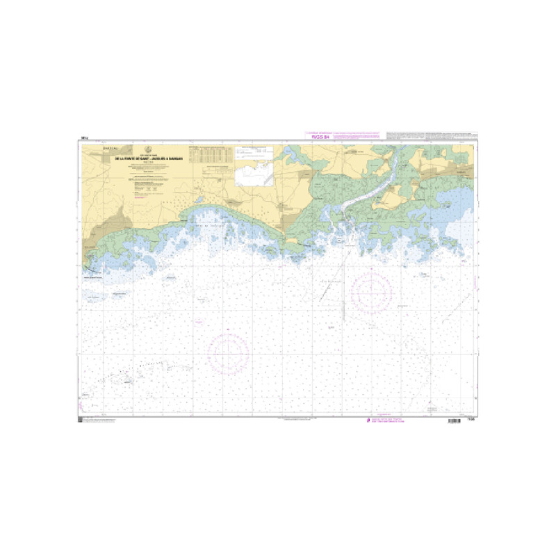Shom C - 7135 - De la Pointe de Saint-Jacques à Damgan | Librairie Maritime Nautic Way