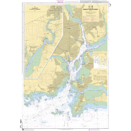 Shom C - 7140 - INT 1836 - Passes et Rade de Lorient | Librairie Maritime Nautic Way
