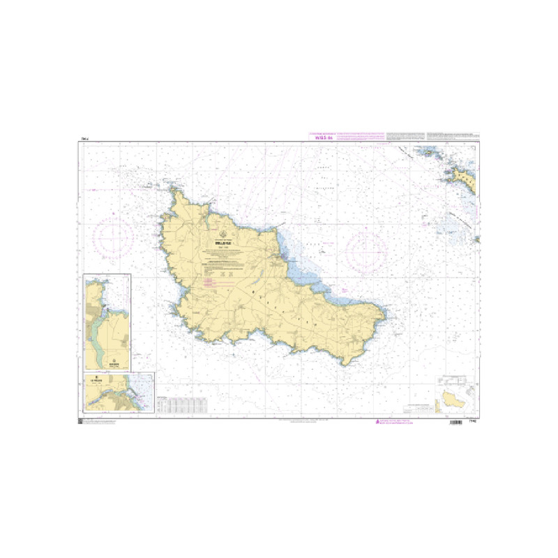 Shom C - 7142 - Belle-Ile | Librairie Maritime Nautic Way