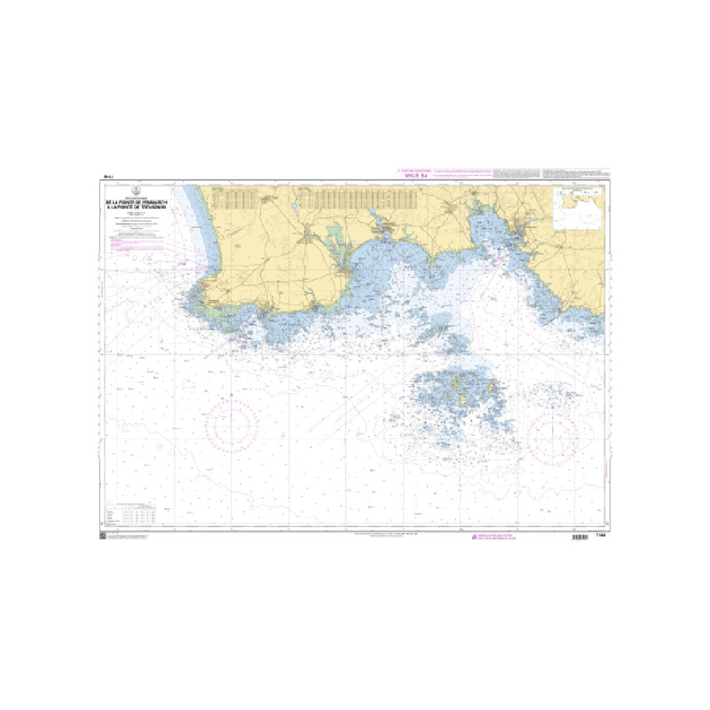 Shom C - 7146 - De la Pointe de Penmarc'h à la Pointe de Trévignon | Librairie Maritime Nautic Way