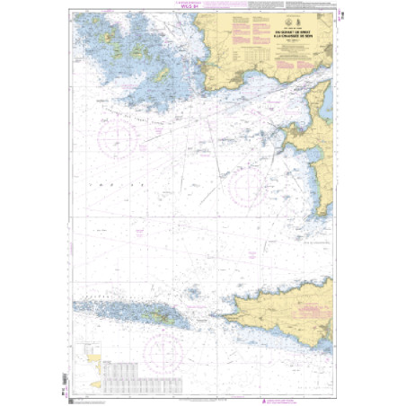 Shom C - 7148 - INT 1831 - Du Goulet de Brest à la Chaussée de Sein | Librairie Maritime Nautic Way