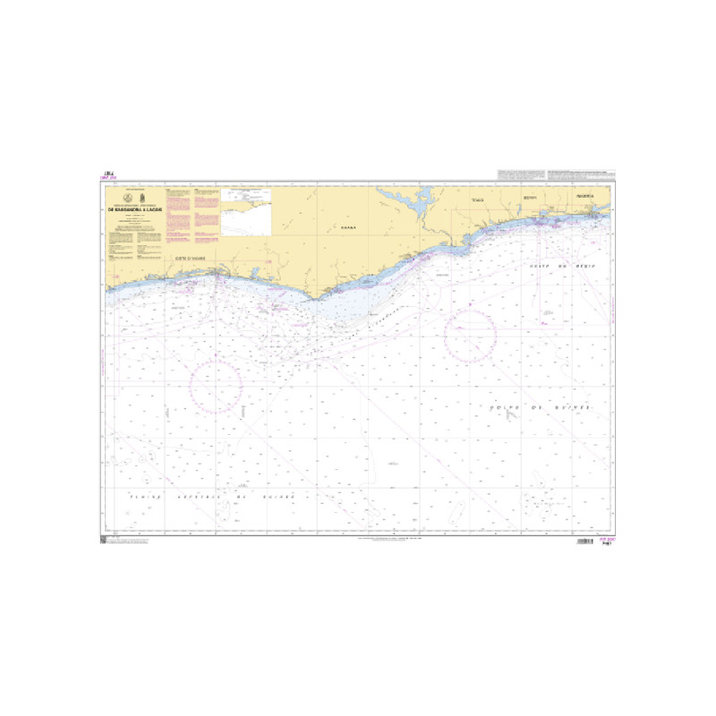 Shom C - 7187 - INT 2087 - De Sassandra à Lagos | Librairie Maritime Nautic Way