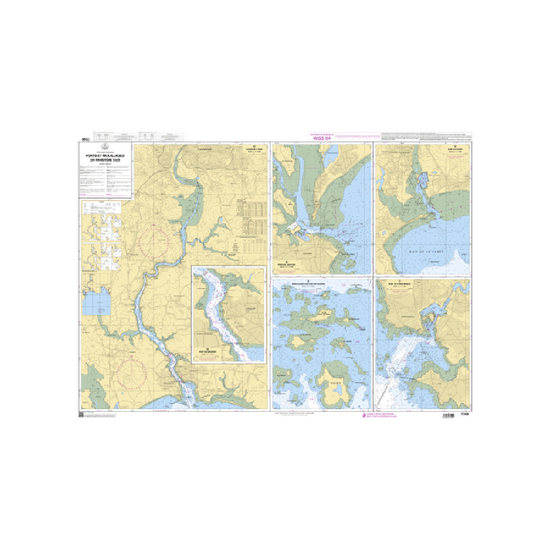 Shom C - 7249 - Ports et Mouillages en Finistère Sud | Librairie Maritime Nautic Way