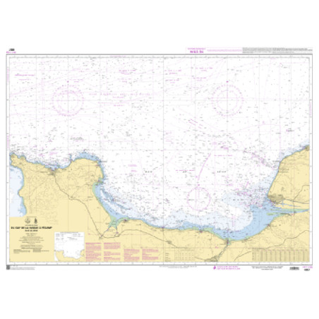 Shom C - 6857 - INT 1705 - Du Cap de la Hague à Fécamp - Baie de Seine | Librairie Maritime Nautic Way