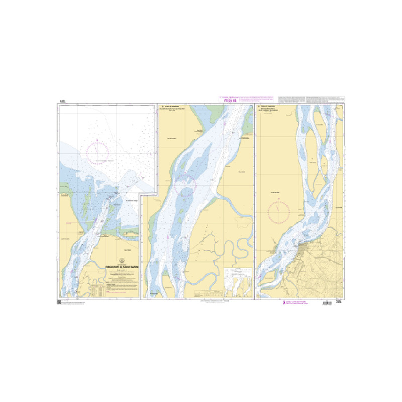 Shom C - 7376 - Embouchure du fleuve Maroni | Librairie Maritime Nautic Way