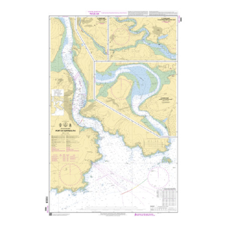 Shom C - 6865 - INT 1723 - (fac-similé de la carte GB 2253) - Port de Dartmouth | Librairie Maritime Nautic Way