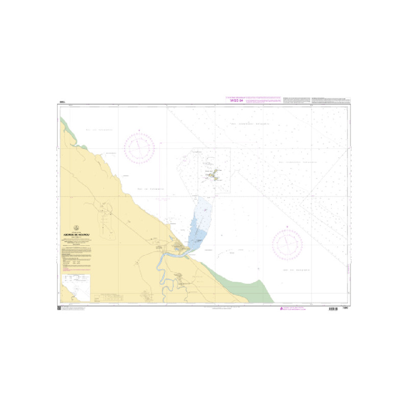 Shom C - 7380 - Abords de Kourou | Librairie Maritime Nautic Way