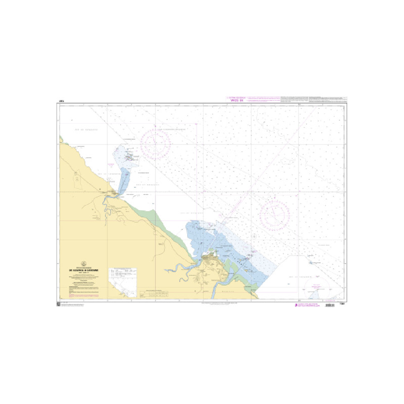 Shom C - 7381 - De Kourou à Cayenne | Librairie Maritime Nautic Way