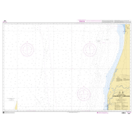 Shom C - 7387 - INT 1952 - De Nouakchott à Saint-Louis | Librairie Maritime Nautic Way