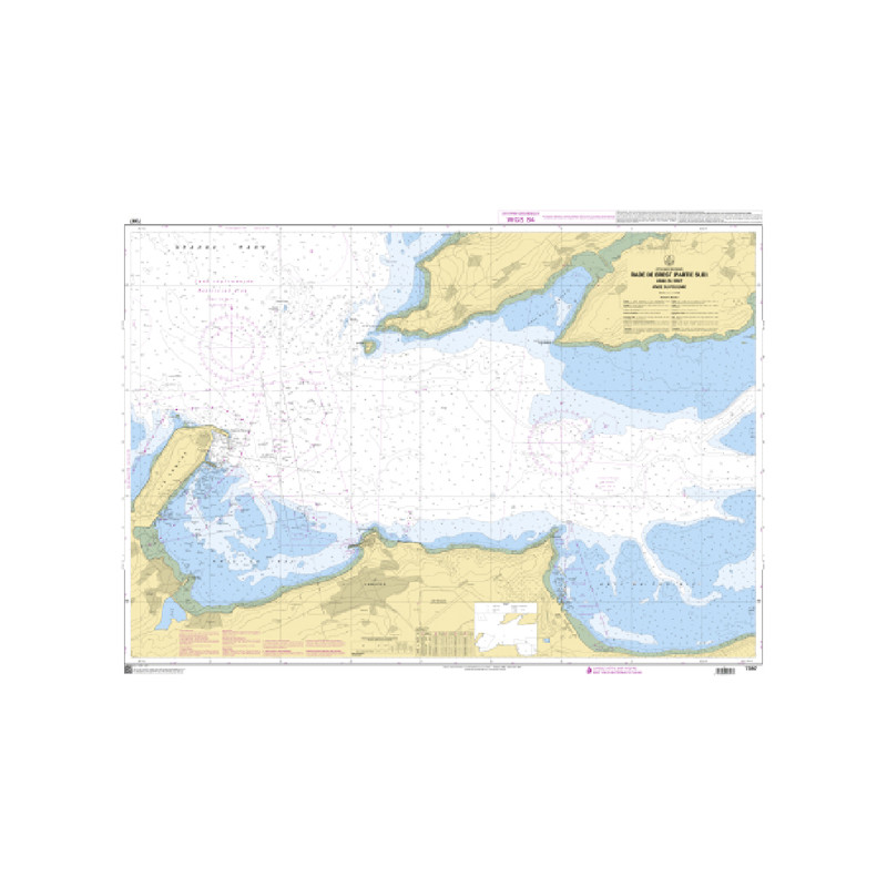 Shom C - 7397 - Rade de Brest (partie Sud) - Anse du Fret - Anse du Poulmic | Librairie Maritime Nautic Way