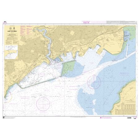 Shom C - 7399 - INT 1833 - Port de Brest | Librairie Maritime Nautic Way