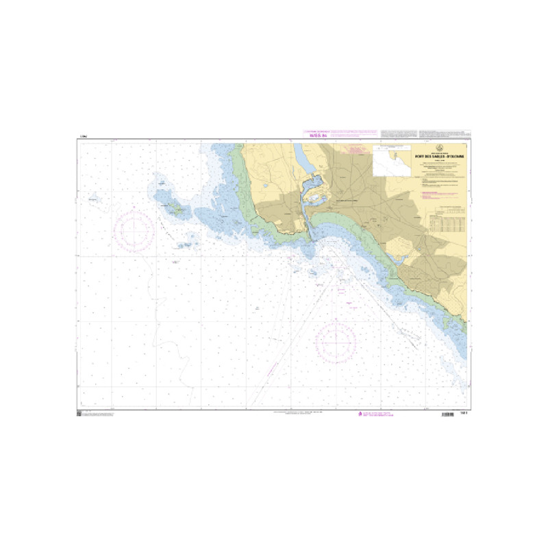 Shom C - 7411 - Port des Sables-d'Olonne | Librairie Maritime Nautic Way