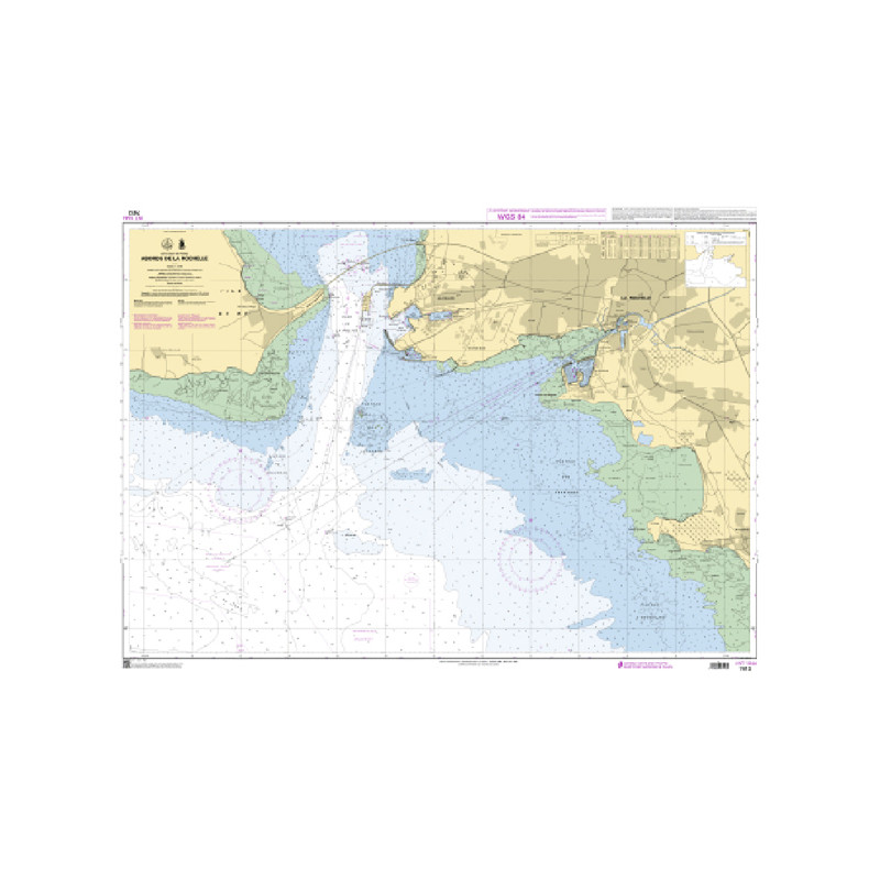 Shom C - 7413 - INT 1844 - Abords de La Rochelle | Librairie Maritime Nautic Way