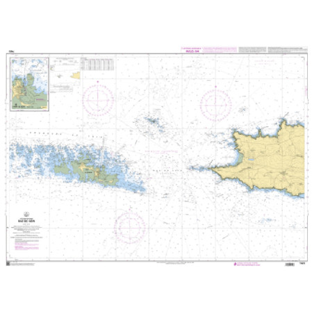 Shom C - 7423 - Raz de Sein | Librairie Maritime Nautic Way