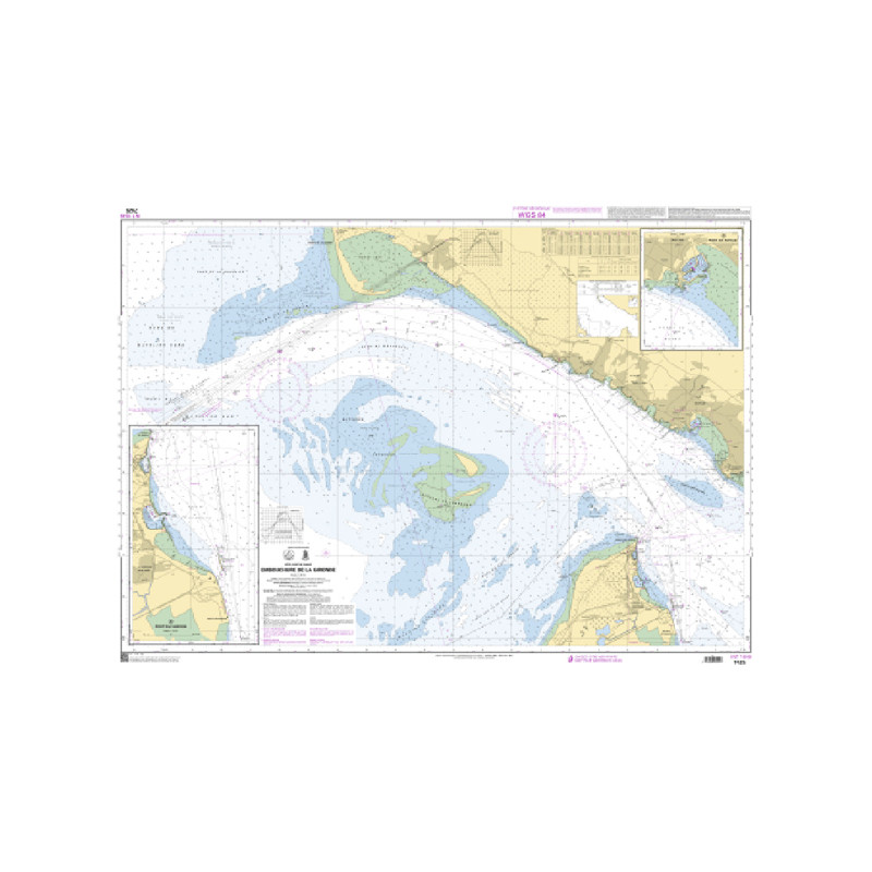 Shom C - 7425 - INT 1849 - Embouchure de la Gironde | Librairie Maritime Nautic Way