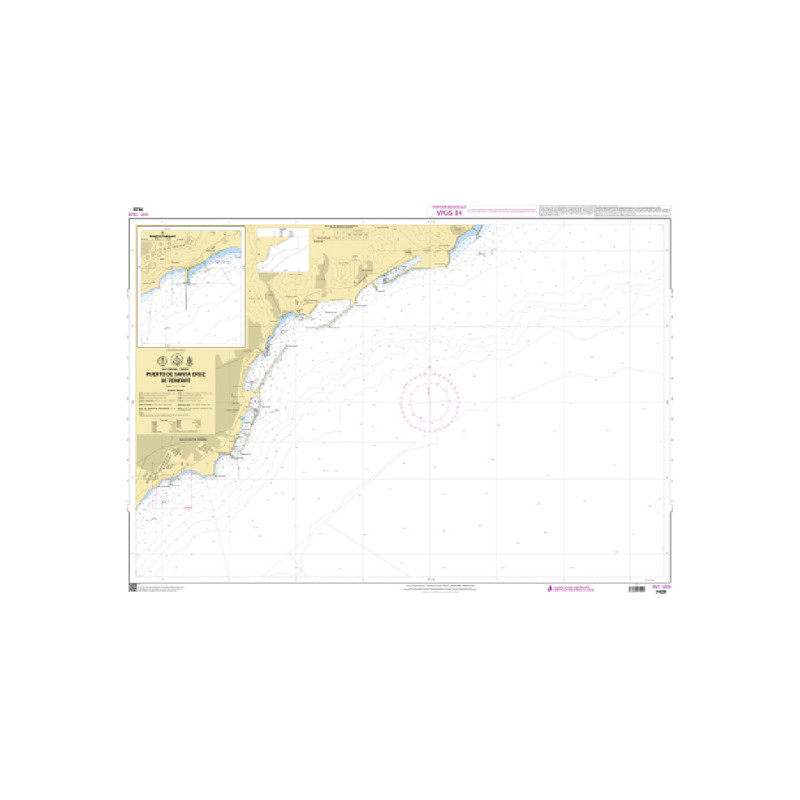Shom C - 7429 - INT 1929 - (fac-similé de la carte ES 6120) - Puerto de Santa Cruz de Tenerife | Librairie Maritime Nautic Way
