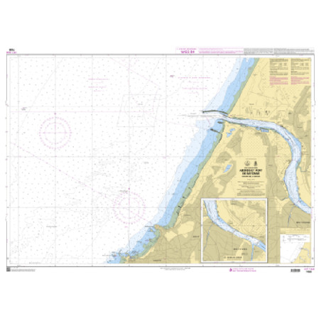 Shom C - 7430 - INT 1848 - Abords et Port de Bayonne - Cours de l'Adour | Librairie Maritime Nautic Way